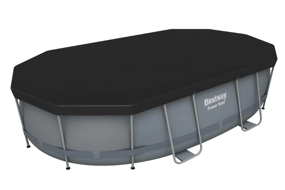 Bestway Zwembad Power Steel Set Ovaal Grijs 488 5 Bestway Zwembad Power Steel Set Ovaal Grijs 488 - Afbeelding 3
