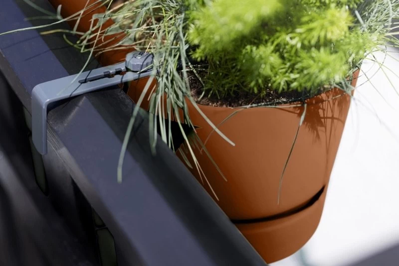 Elho Plantenbak Greenville Easy Balcony 52cm Bruin 7 Elho Plantenbak Greenville Easy Balcony 52cm Bruin - Afbeelding 5