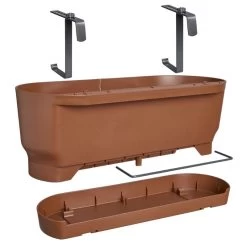 Elho Plantenbak Greenville Easy Balcony 52cm Bruin 9 Elho Plantenbak Greenville Easy Balcony 52cm Bruin -Tuin Verkoop elho plantenbak greenville easy balcony 52cm bruin 800x800 620e3d778b850 l