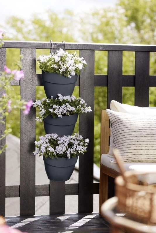 Elho Plantenbak Vibia Campana Vertical Forest Set/3 Grijs 8 Elho Plantenbak Vibia Campana Vertical Forest Set/3 Grijs - Afbeelding 6