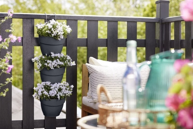 Elho Plantenbak Vibia Campana Vertical Forest Set/3 Grijs 7 Elho Plantenbak Vibia Campana Vertical Forest Set/3 Grijs - Afbeelding 5