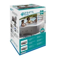 ELICLOVER Infinite® Spa Opblaasbaar 4 Pers. - 210 X 210 X 65 Cm -Tuin Verkoop eliclover infinite spa opblaasbaar 4 pers 210 x 210 x 65 cm 1000x1000 62860e9db7ef1 l