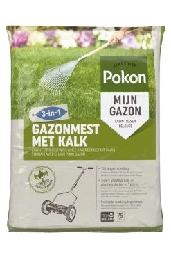 Pokon Gazonmest Met Kalk 5kg Voor 75m²