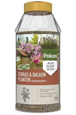 Pokon Terras & Balkon Planten Voedingskorrels 1800g