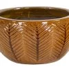 Portly Bowl Fishbone Honey - Ø 40 X H 21,5 Cm