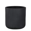 Pot Stripes Washed Black - D 45 X H 45 Cm -Tuin Verkoop pot stripes washed black d 45 x h 45 cm 1632822179 l