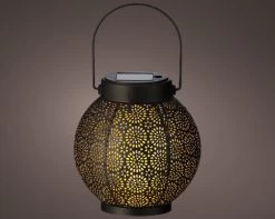 Lumineo Solar Lantaarn Zwart/goud - Ø 14 Cm 8 Lumineo Solar Lantaarn Zwart/goud - Ø 14 Cm -Tuin Verkoop product 1181x944 62581207474eb l