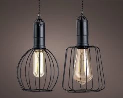 Lumineo Solar Hanglamp Zwart - Ø 22 Cm